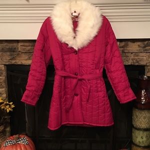 Fuchsia Colored Coat
